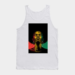 Proud Black women/Black history month Africa /BLACK PRIDE Tank Top